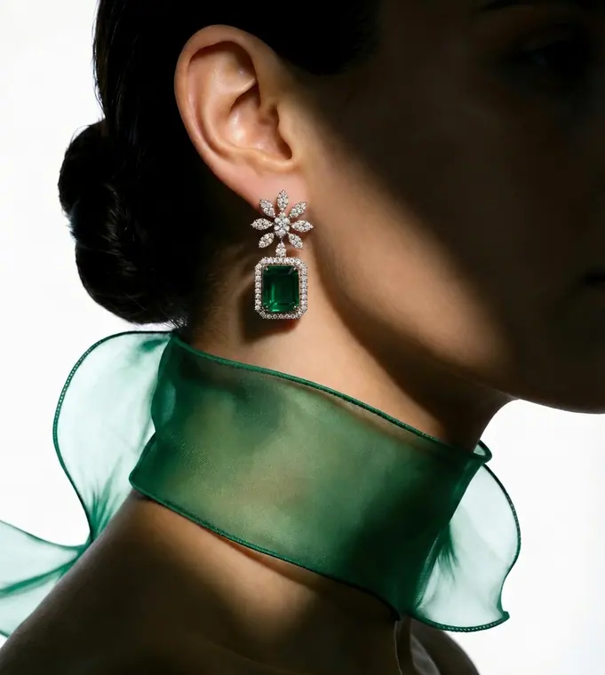 Naqsh-e-Zamarrud — Earrings